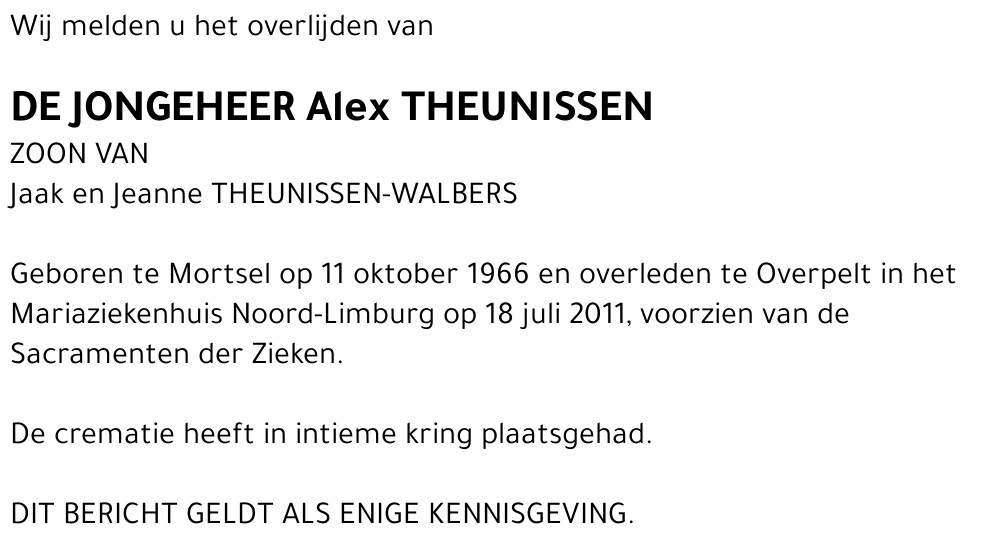 Alex Theunissen
