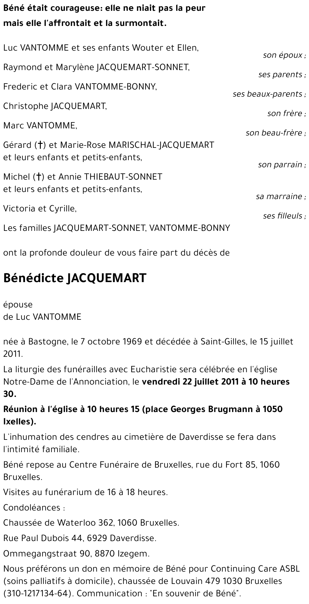 Bénédicte JACQUEMART