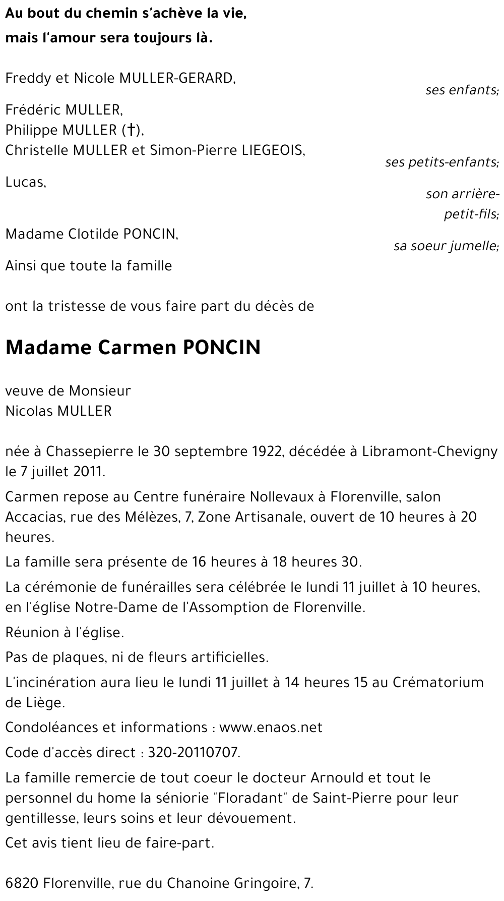 Carmen PONCIN
