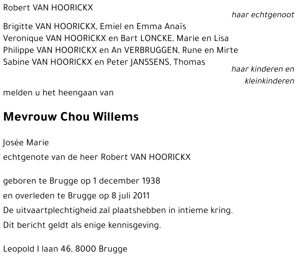 Chou Willems