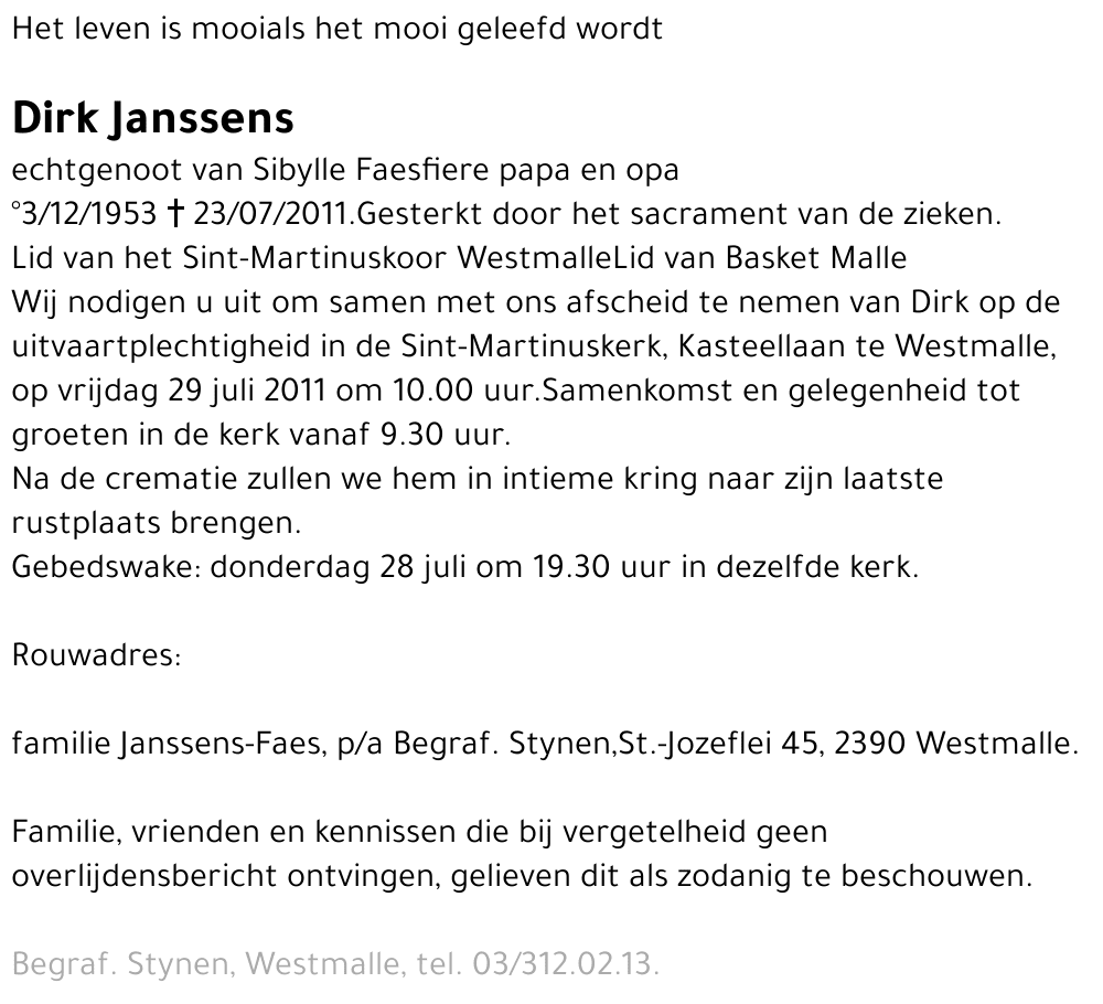 Dirk Janssens