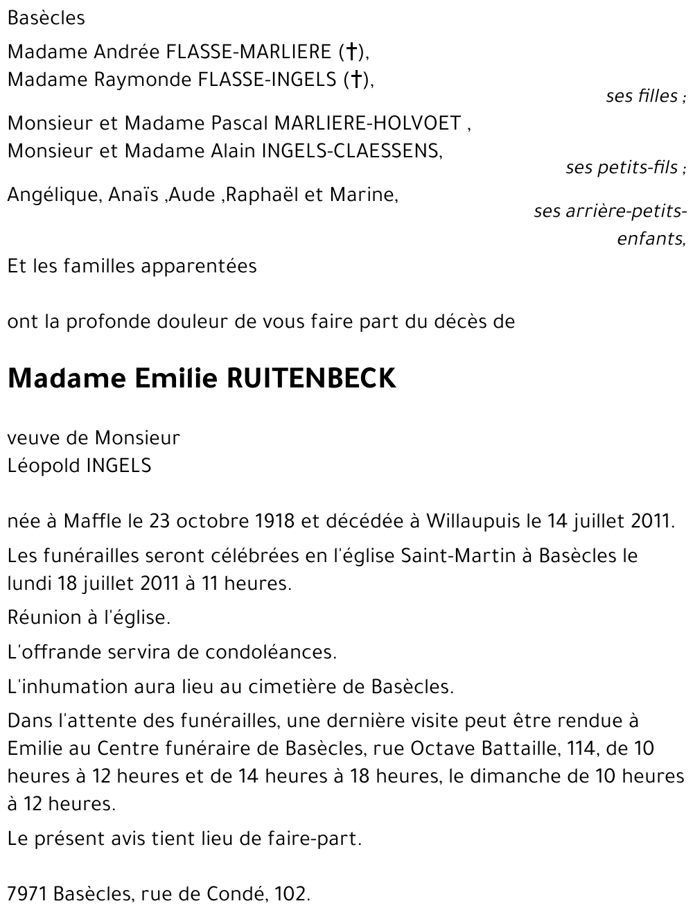 Emilie RUITENBECK