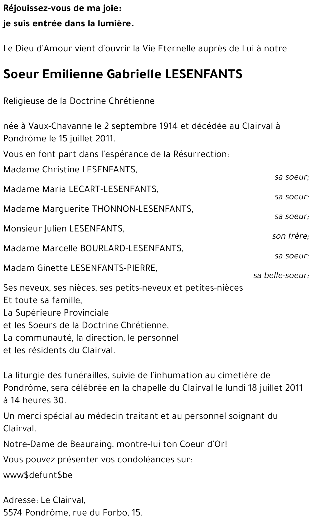 Emilienne -