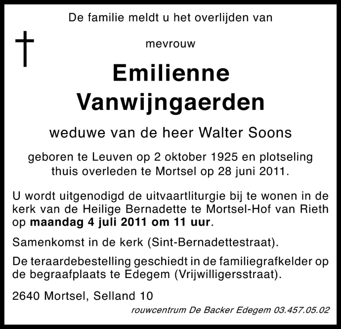 Emilienne Vanwijngaerden