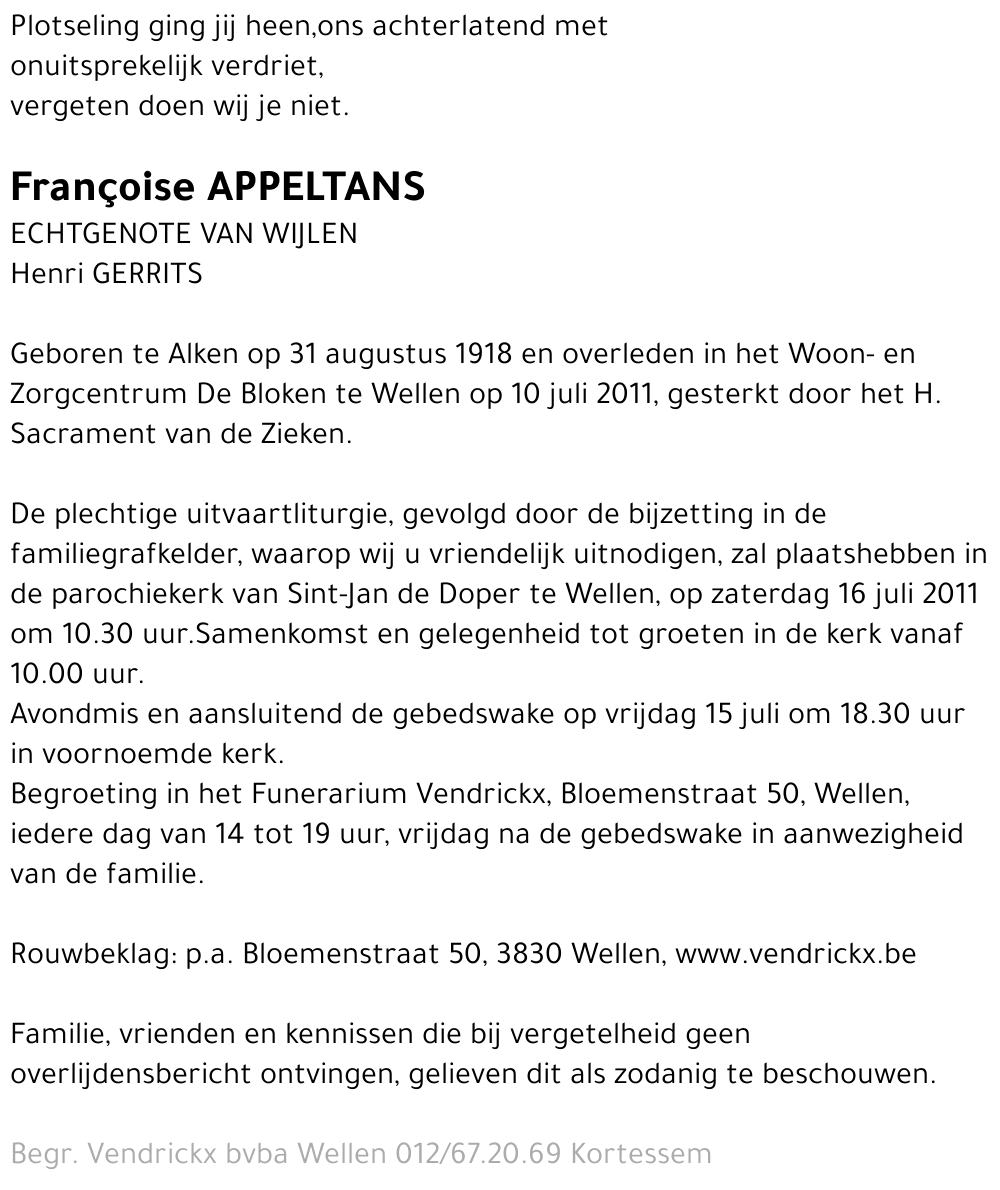 Françoise Appeltans