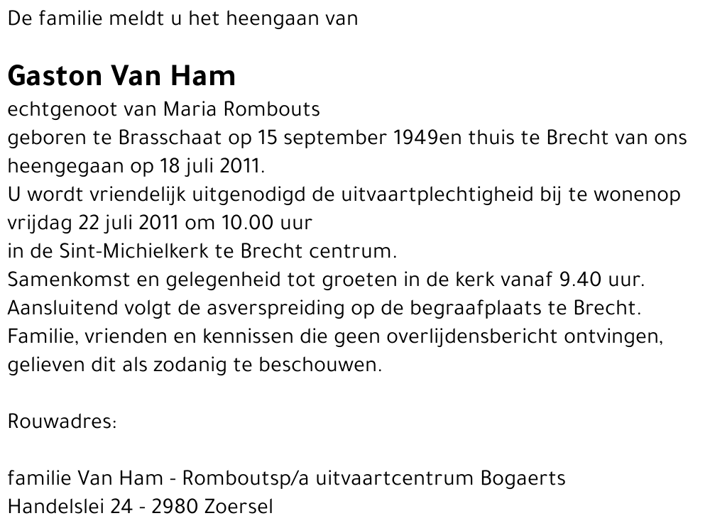 Gaston Van Ham