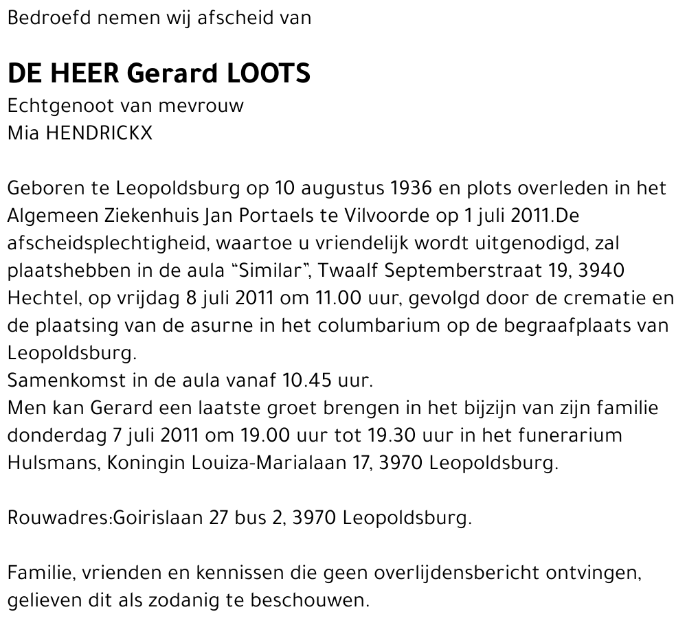 Gerard Loots