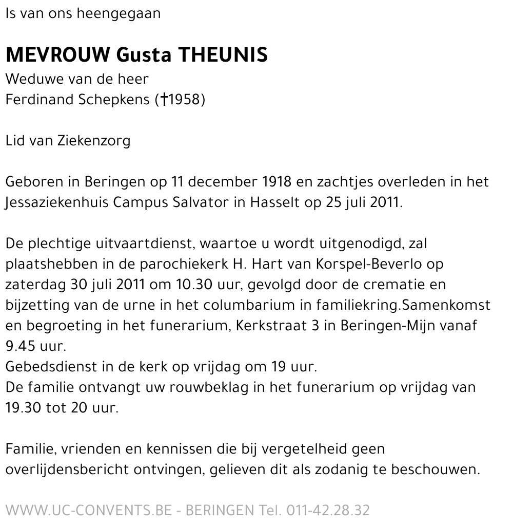 Gusta Theunis