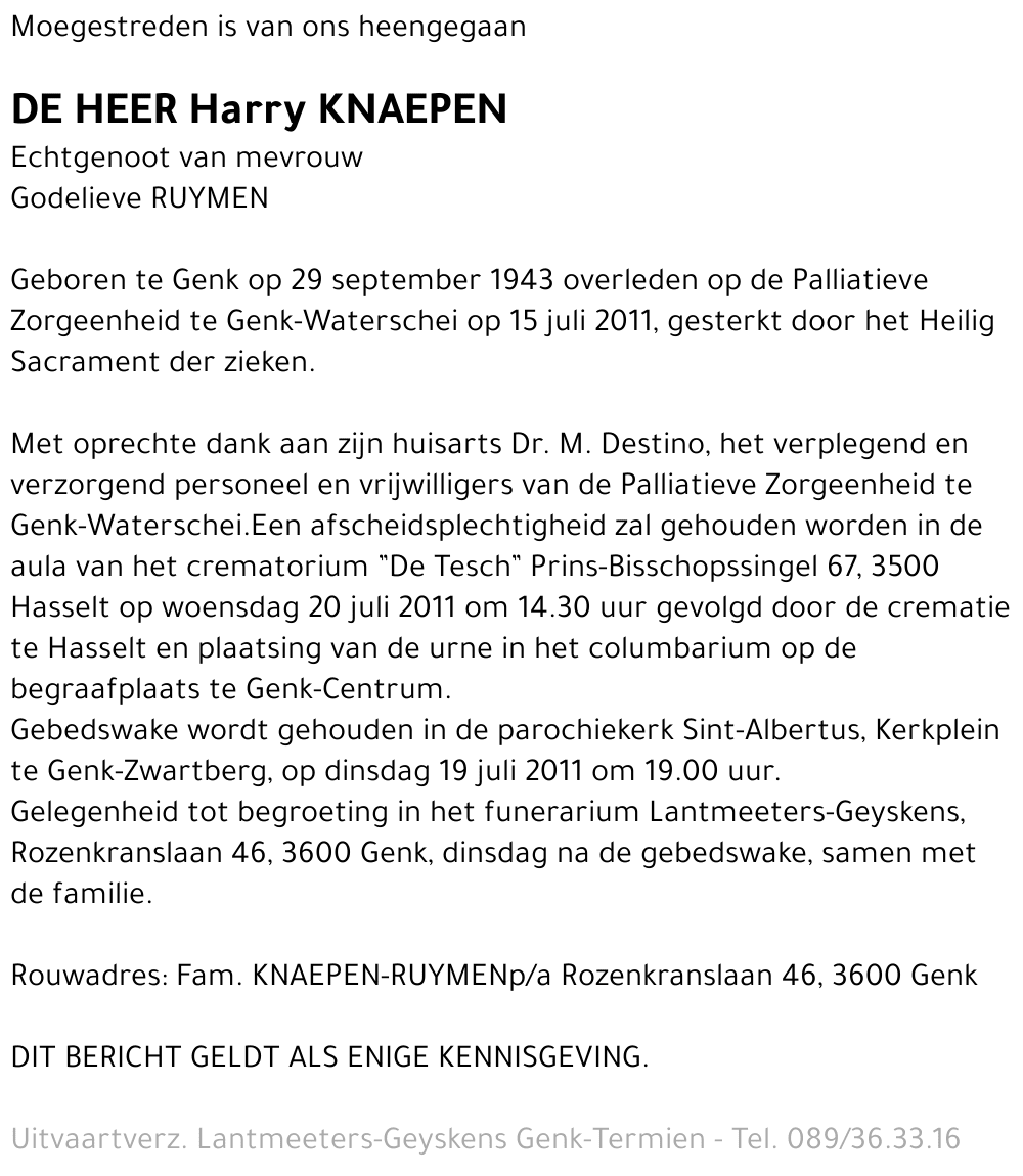 Harry KNAEPEN