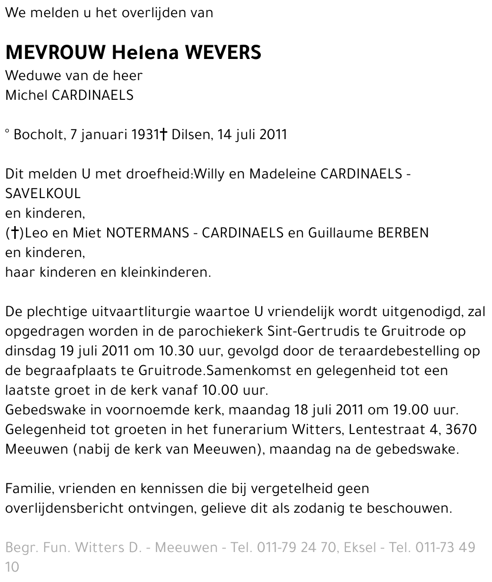 Helena Wevers