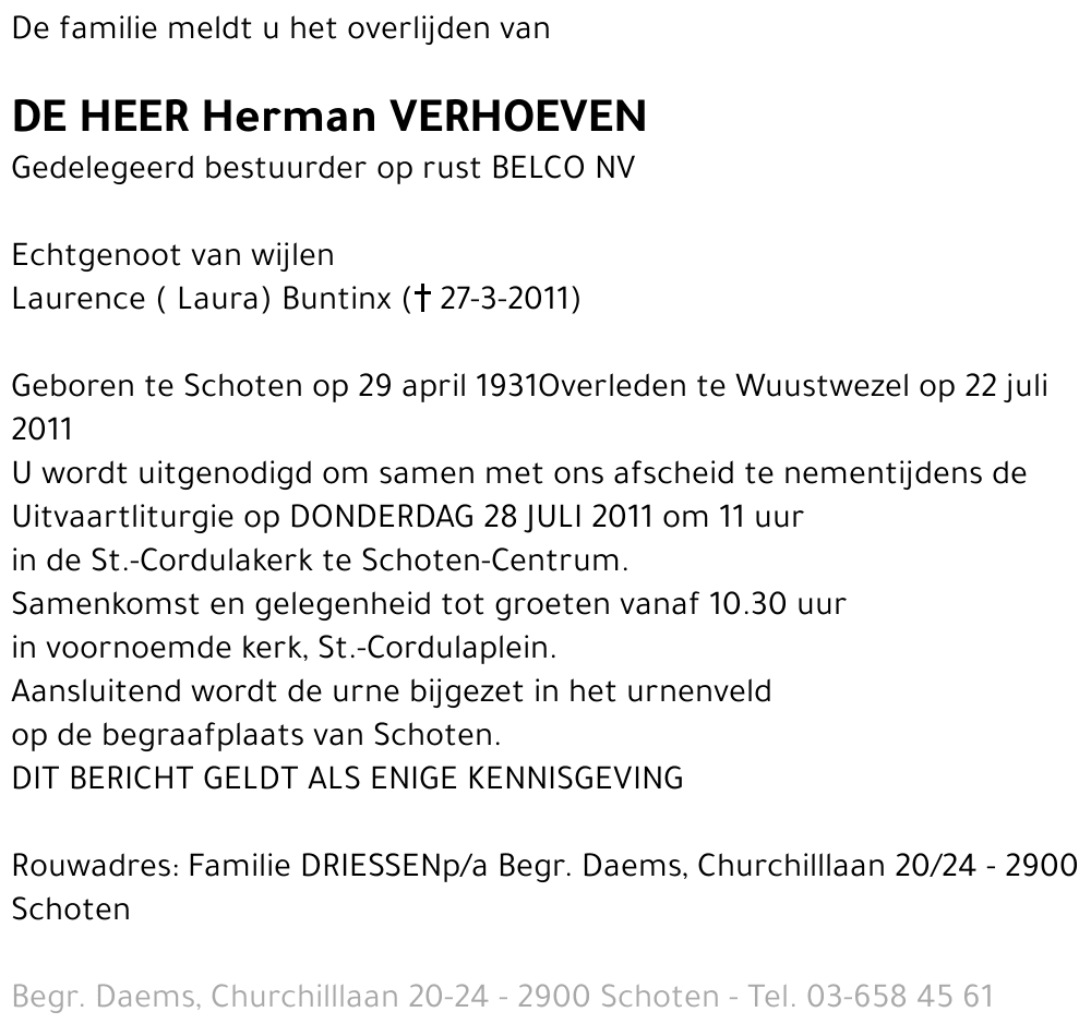 Herman Verhoeven