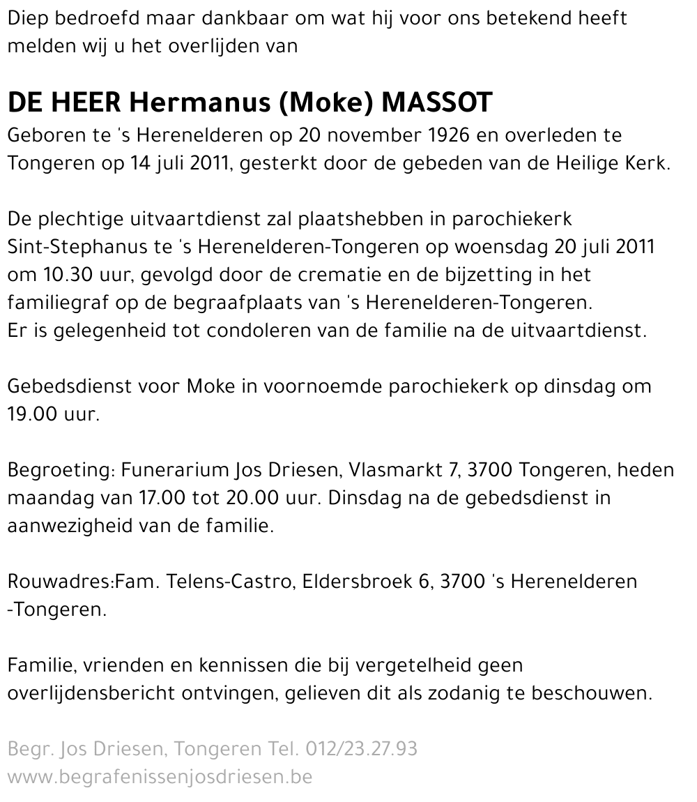 Hermanus Massot