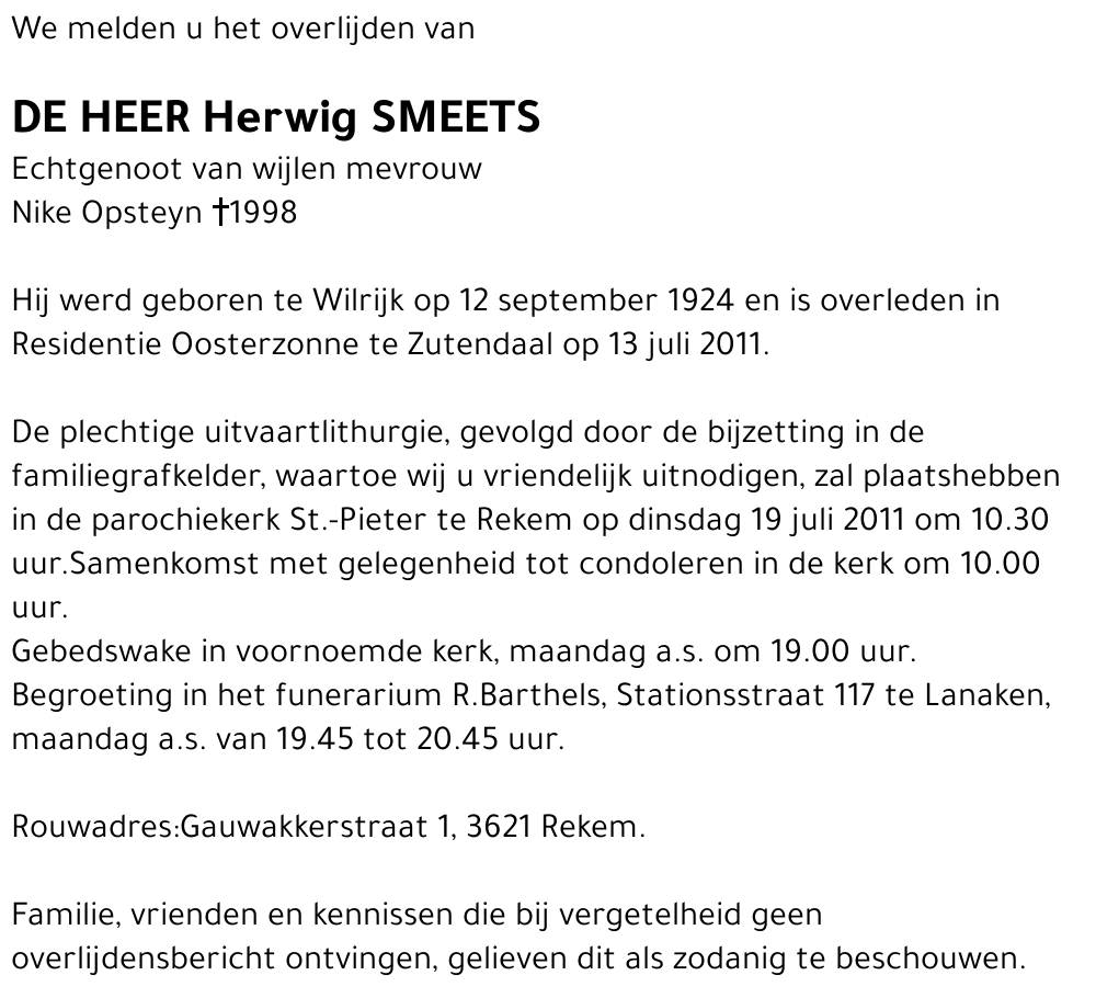 Herwig Smeets