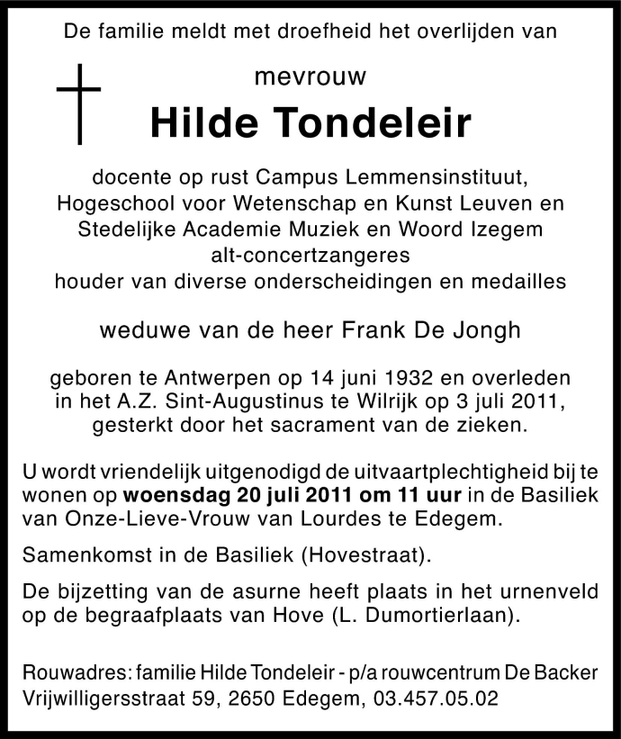 Hilde Tondeleir