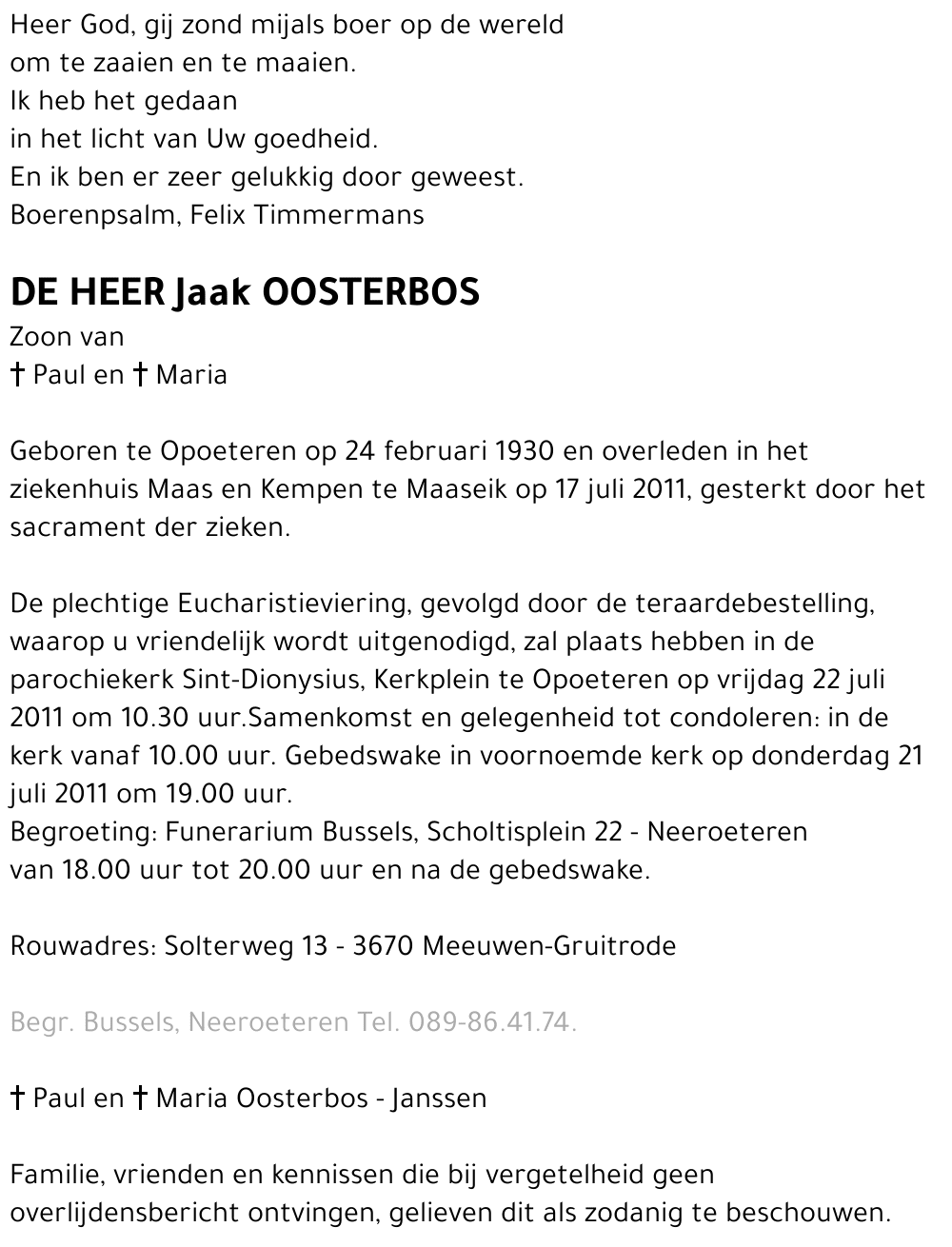 Jaak Oosterbos