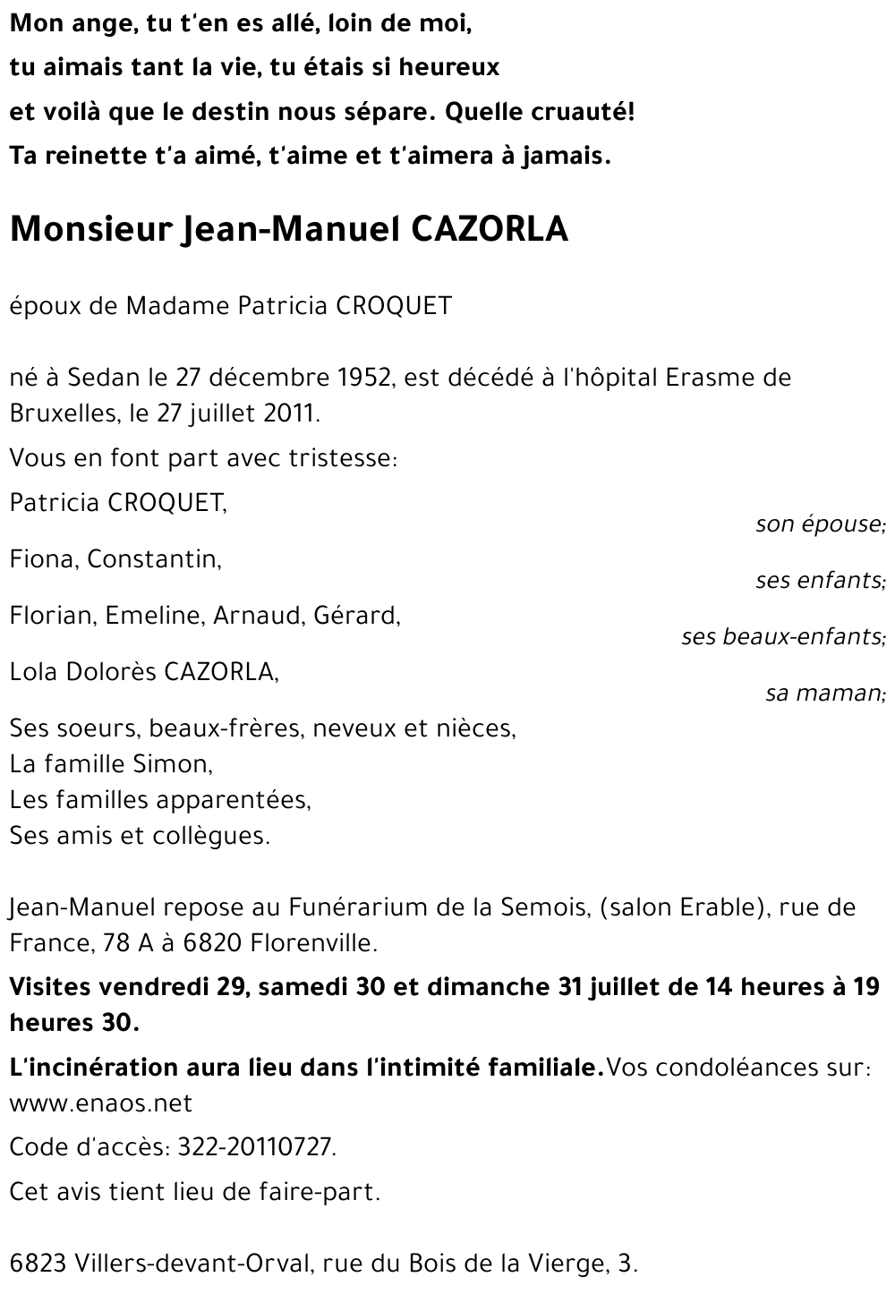 Jean-Manuel CAZORLA
