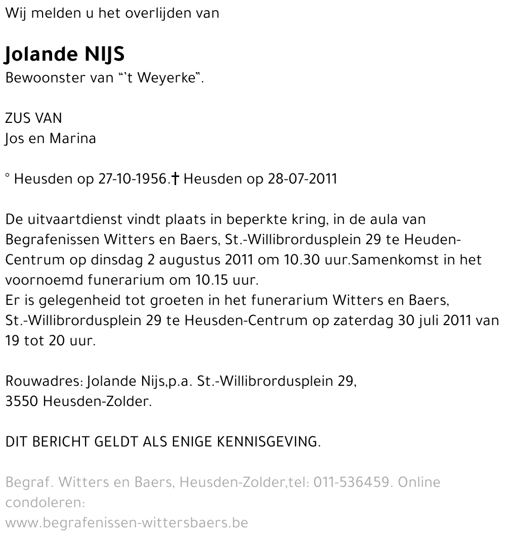 Jolande Nijs