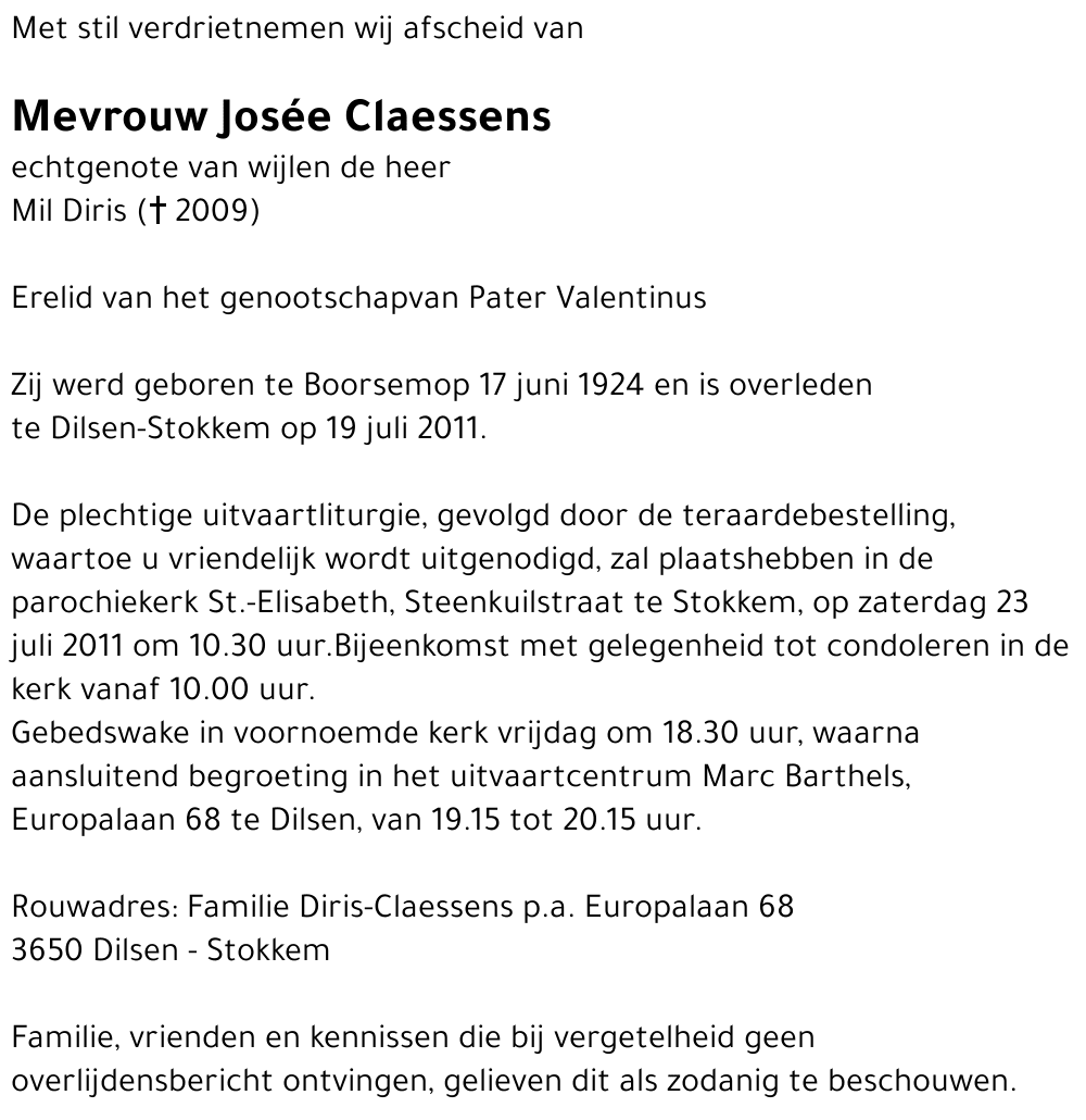 Josée Claessens