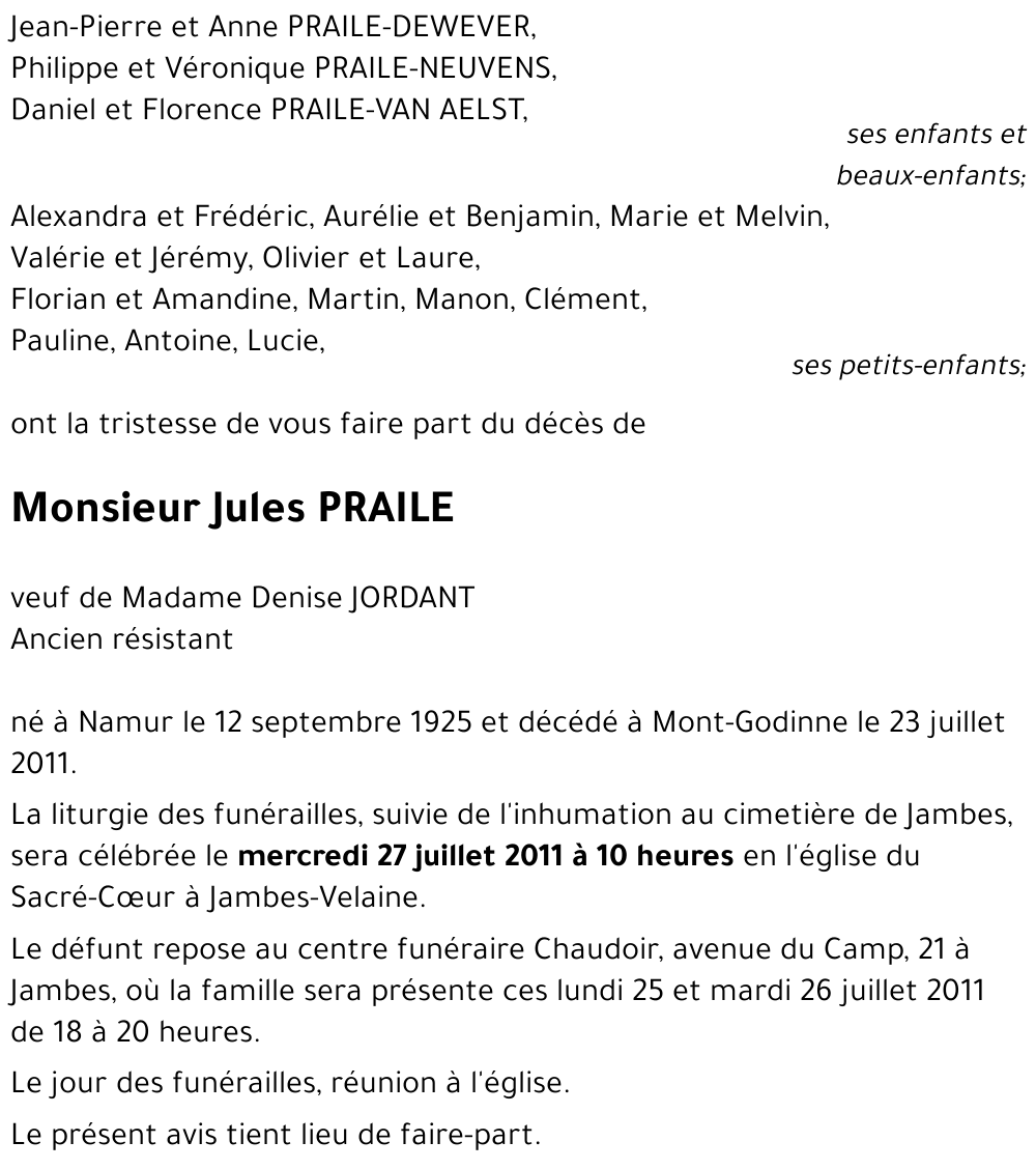 Jules PRAILE