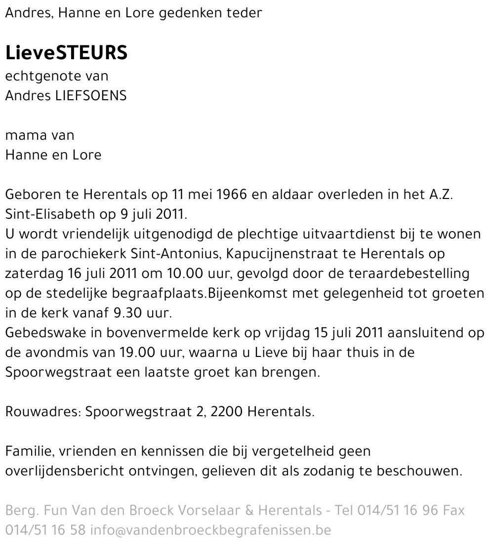 Lieve Steurs