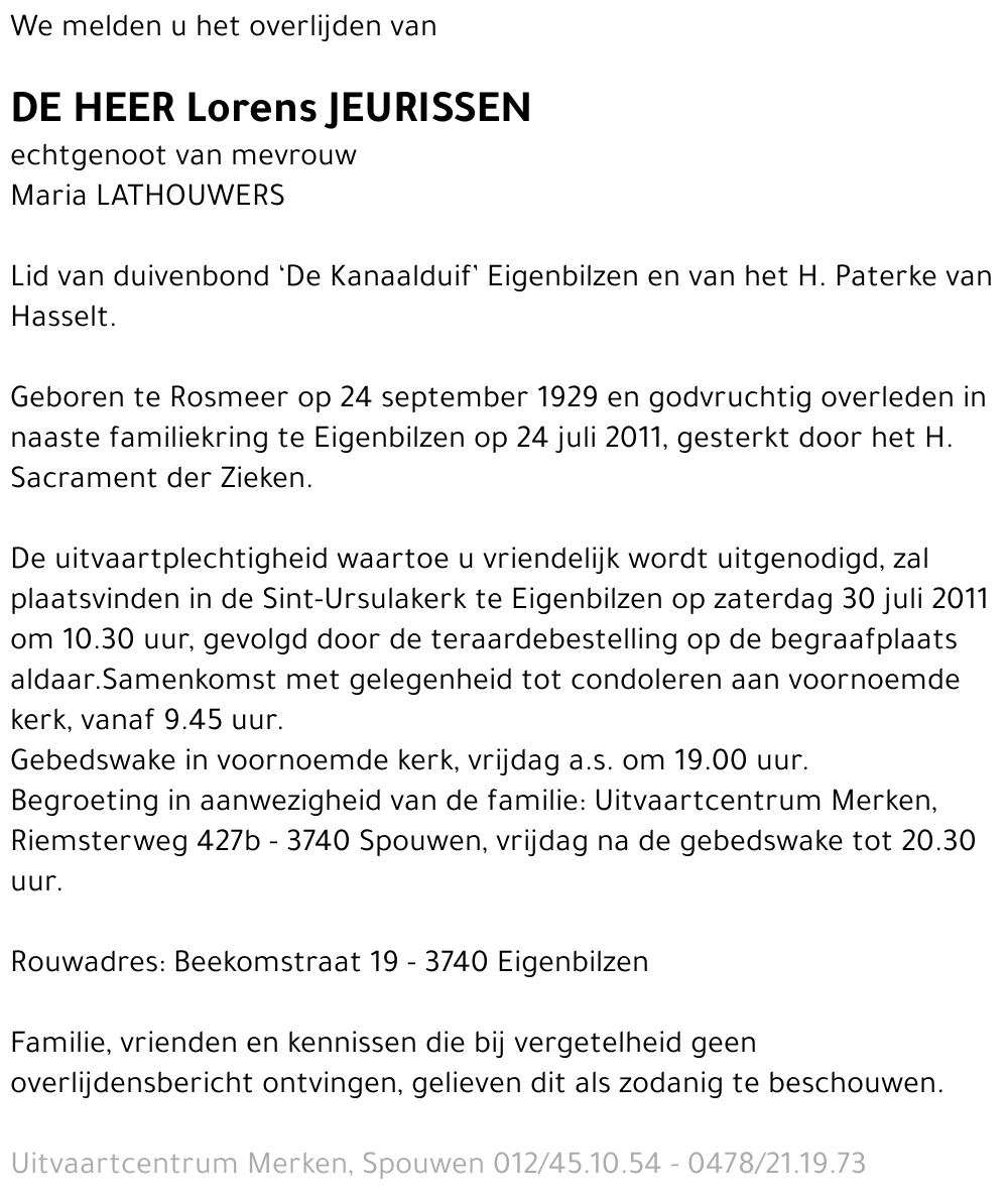 Lorens Jeurissen