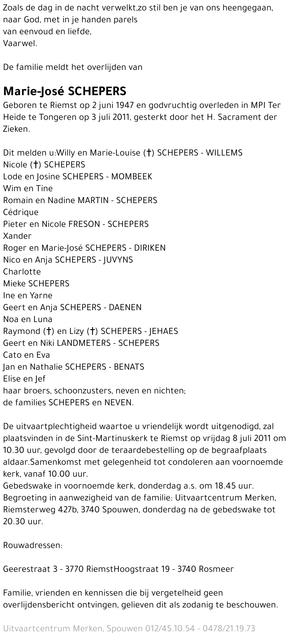 Marie-José Schepers
