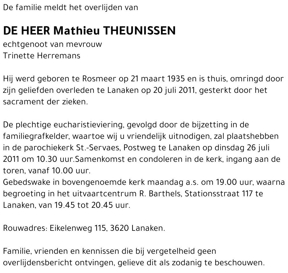 Mathieu Theunissen