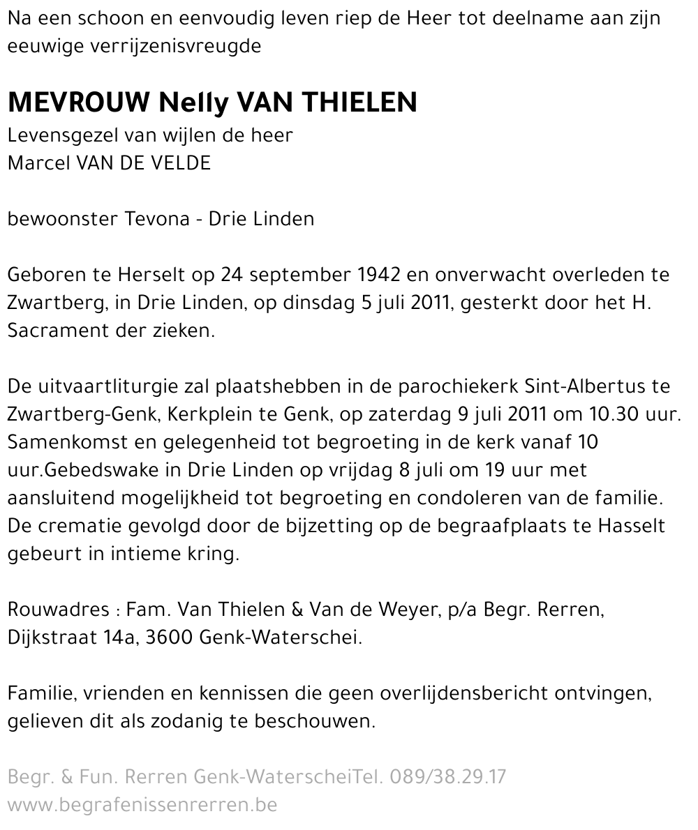 Nelly Van Thielen