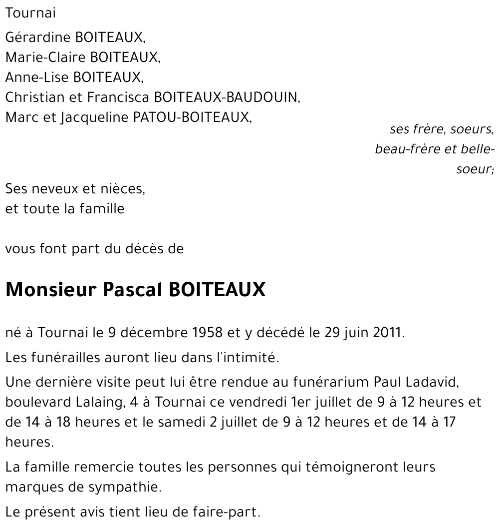 Pascal BOITEAUX