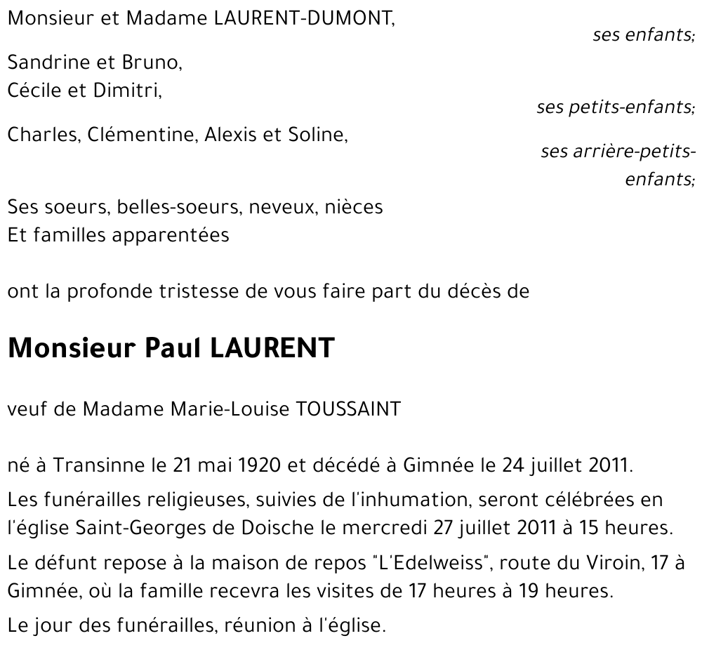 paul Laurent