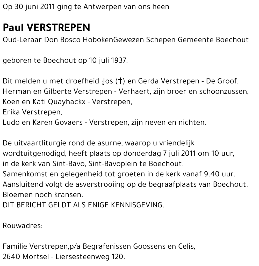 Paul Verstrepen