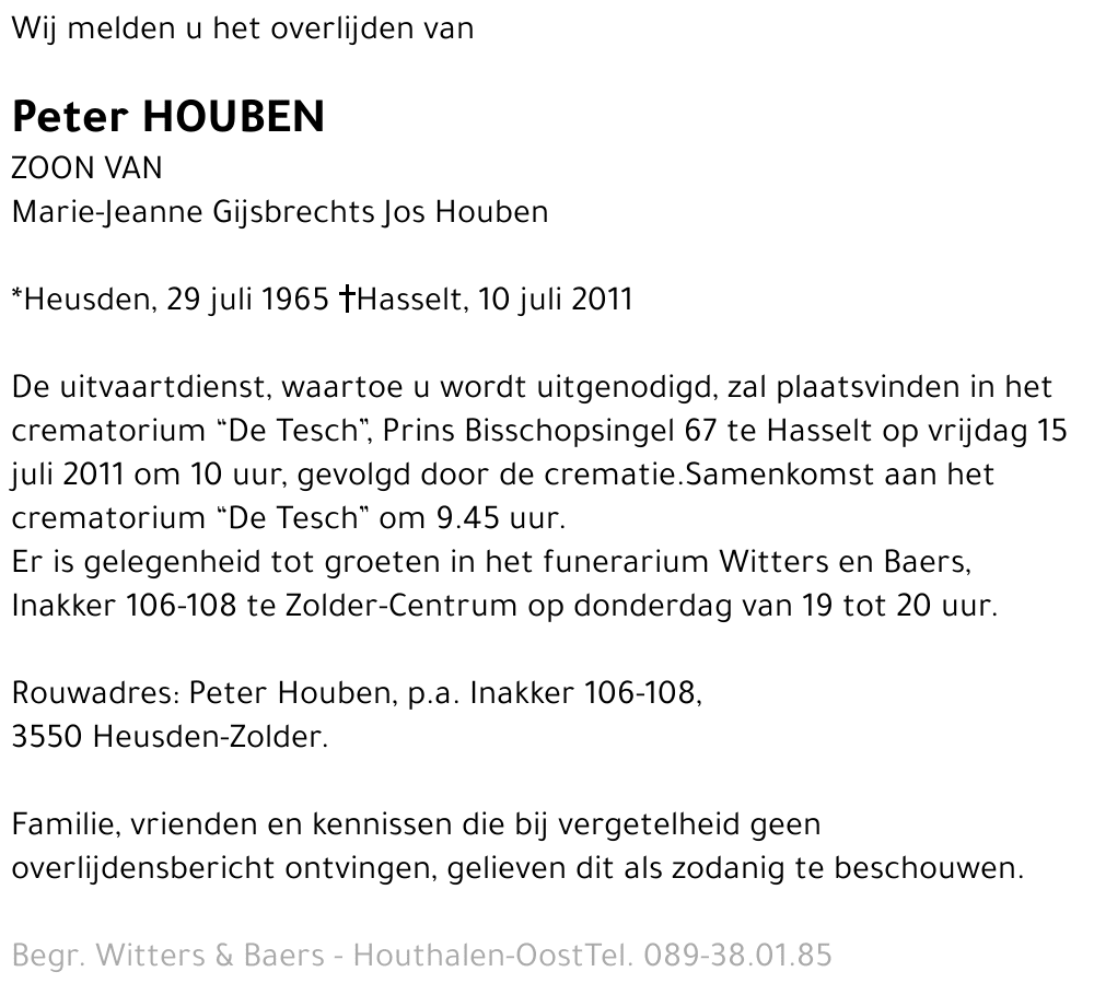 Peter Houben