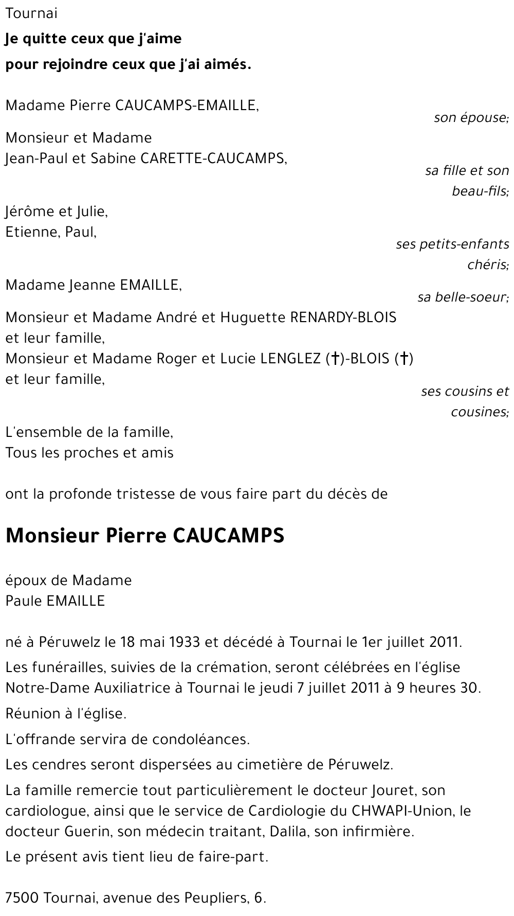 Pierre CAUCAMPS