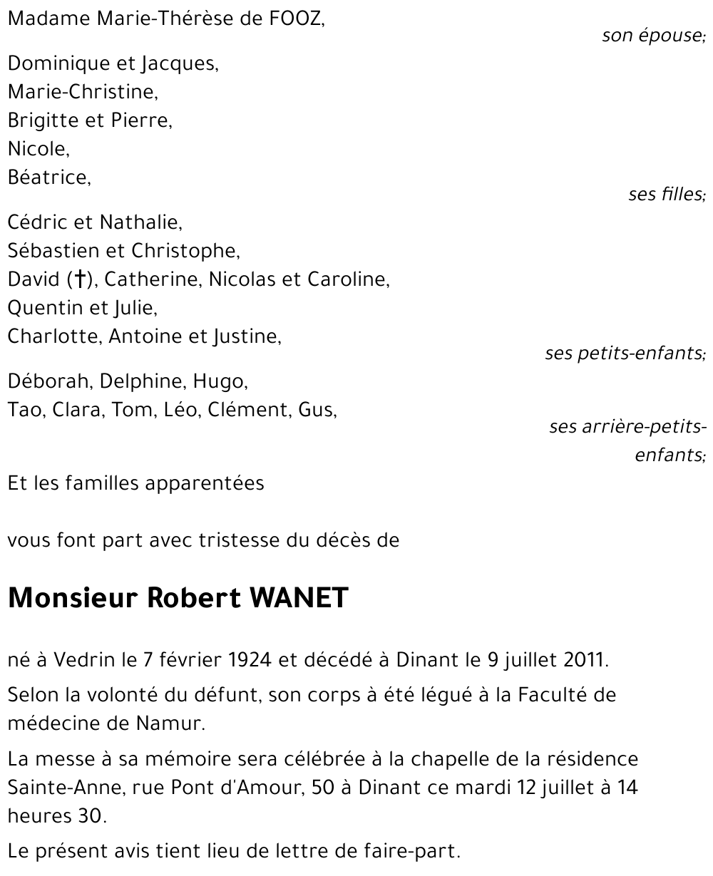 Robert WANET
