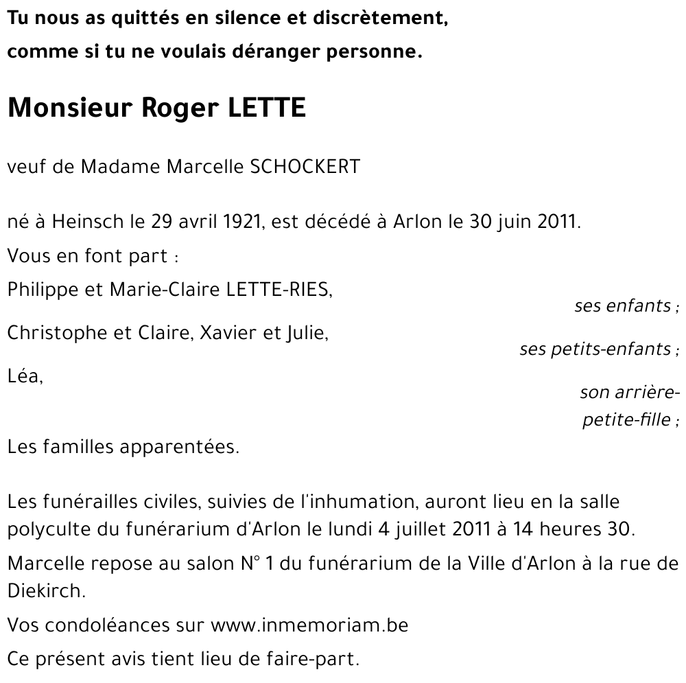 Roger LETTE