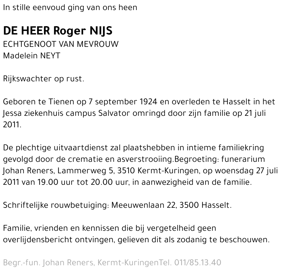 Roger Nijs