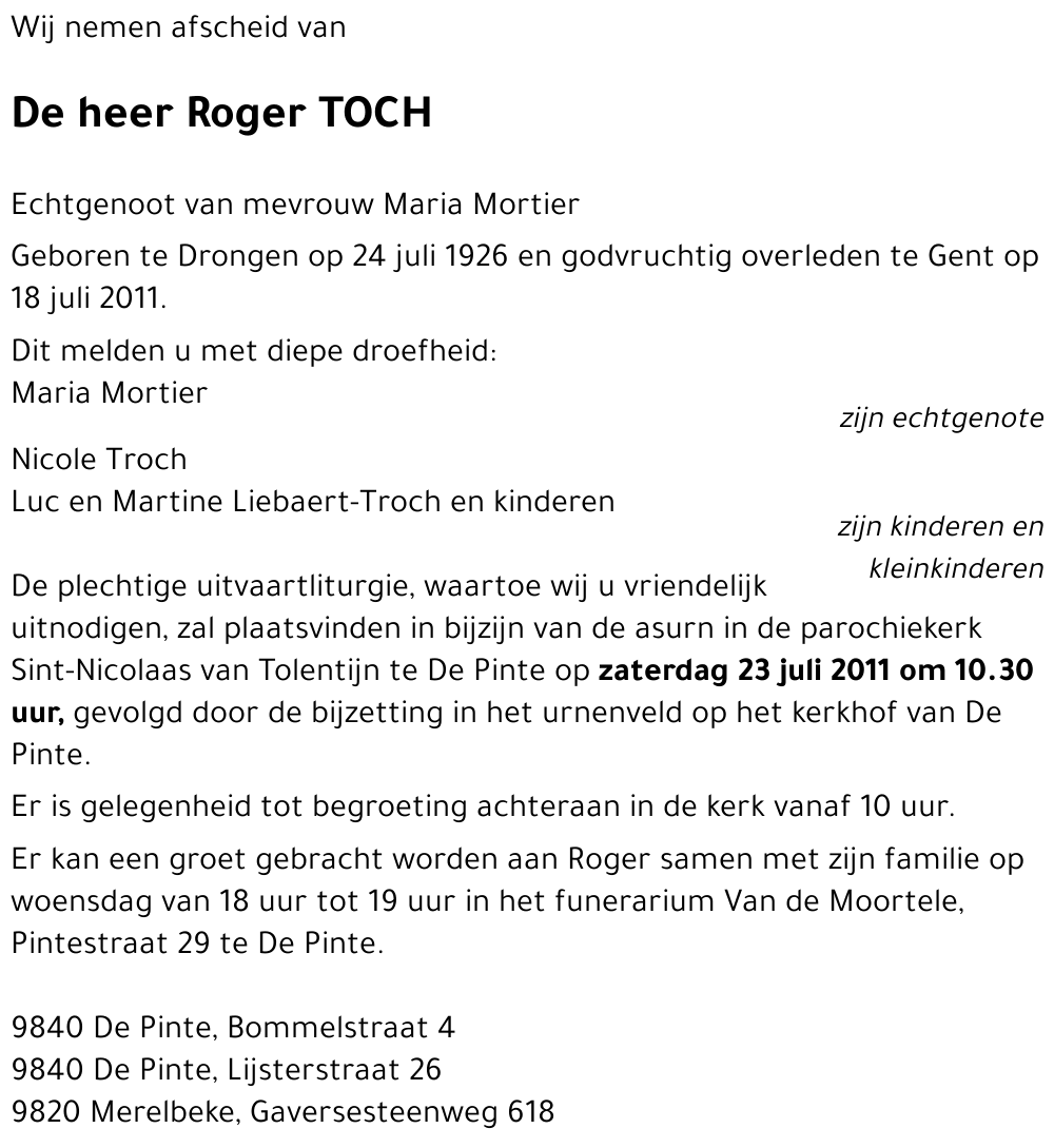 Roger TOCH