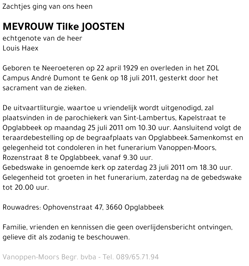 Tilke Joosten