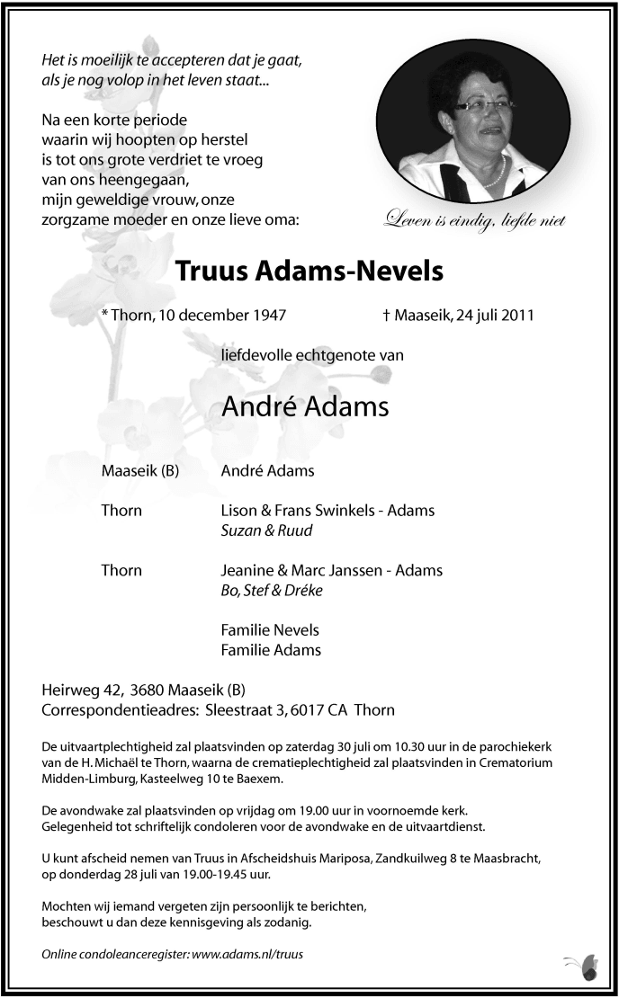 Truus Adams-Nevels