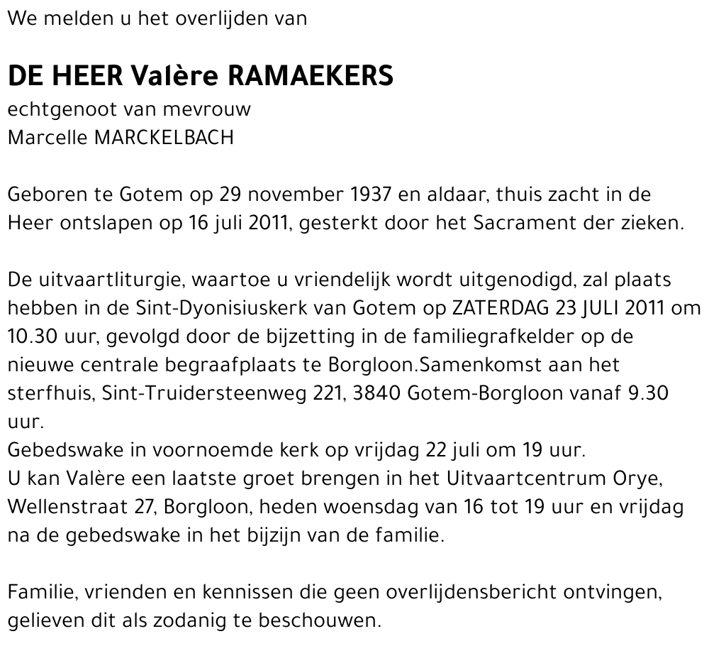Valère Ramaekers