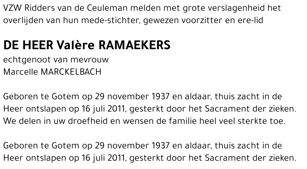 Valère Ramaekers