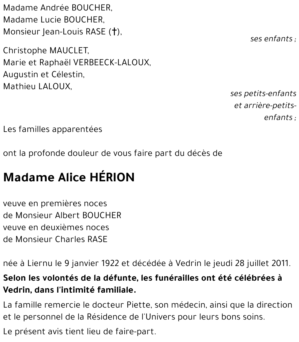 Alice HÉRION