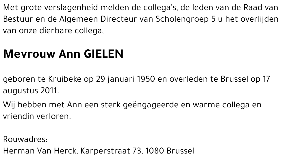 Ann GIELEN