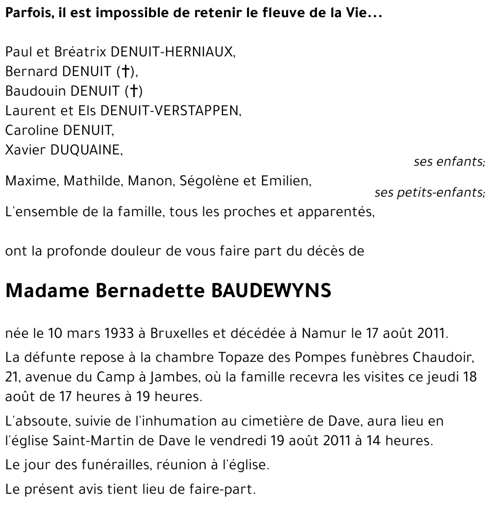 Bernadette BAUDEWYNS