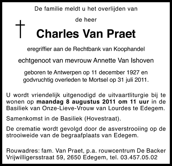 Charles Van Praet