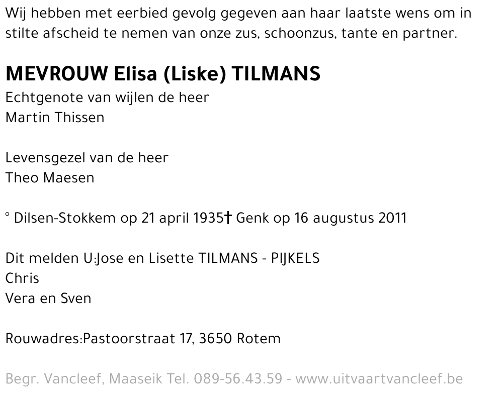 Elisa Tilmans