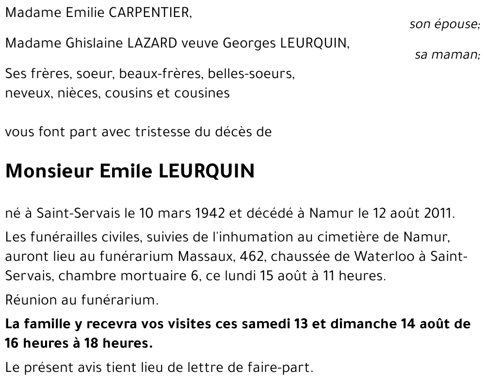 Emile LEURQUIN
