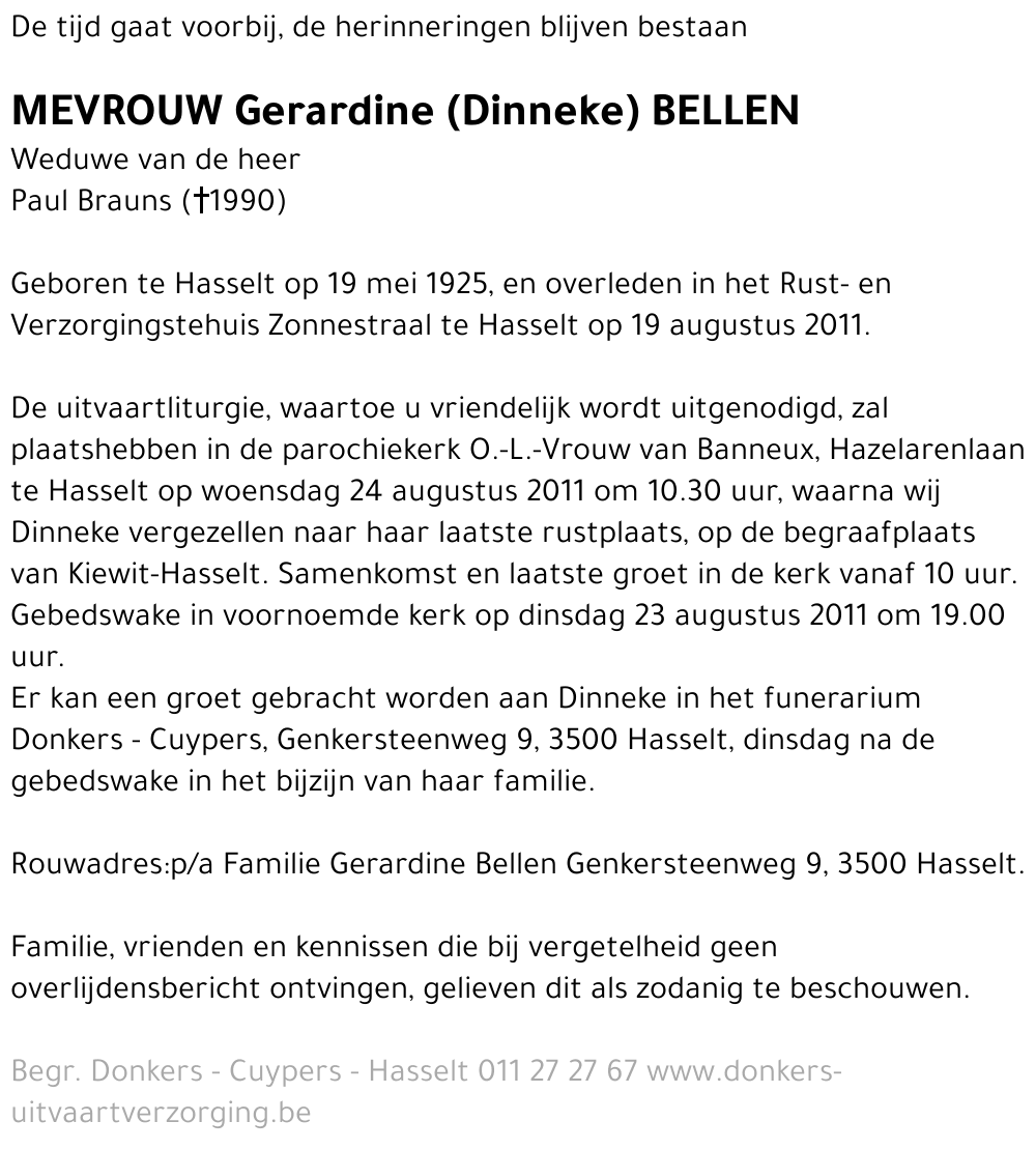 Gerardine Bellen