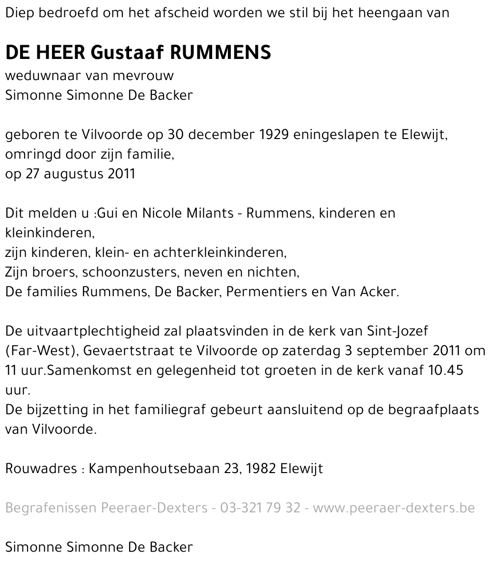 Gustaaf Rummens