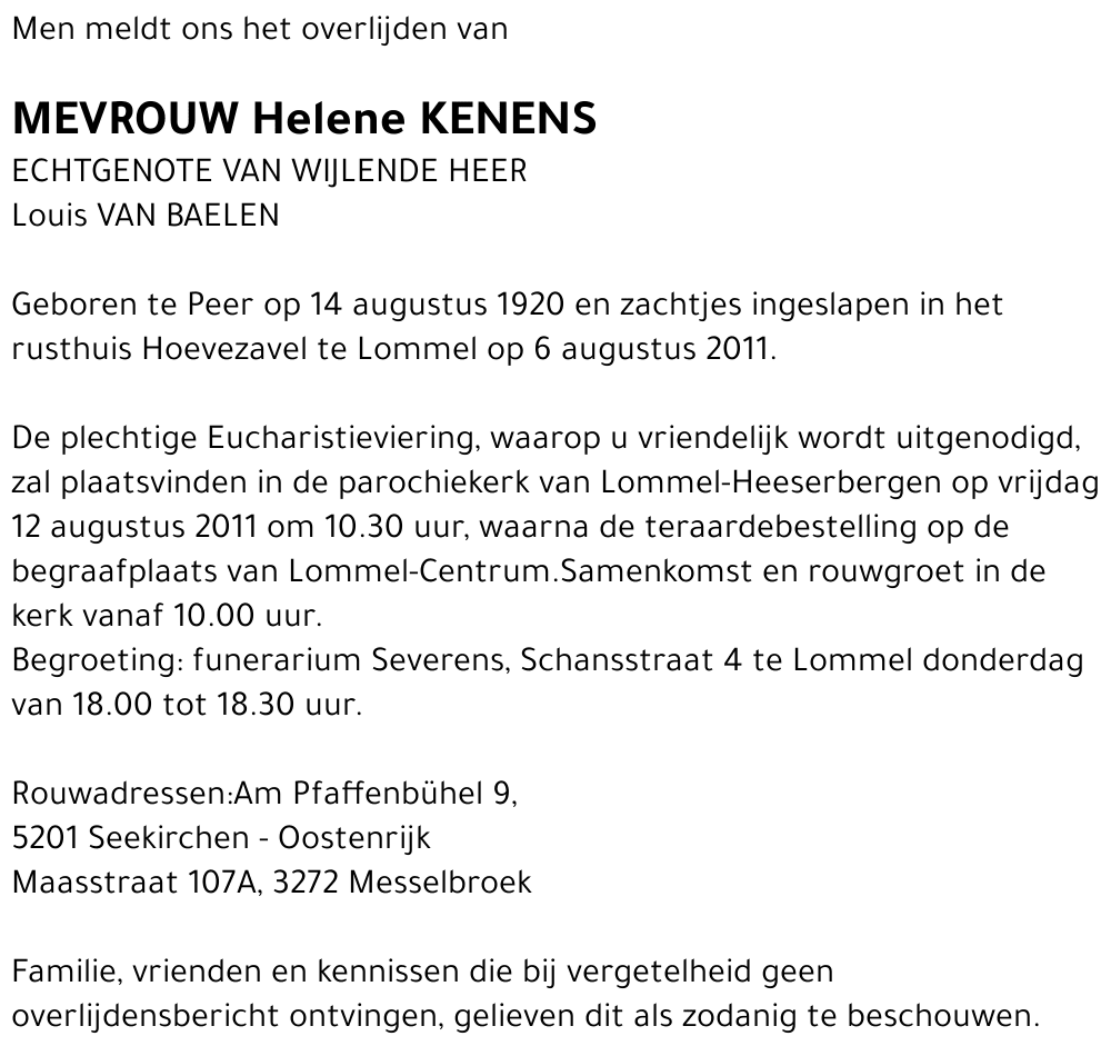Helene Kenens